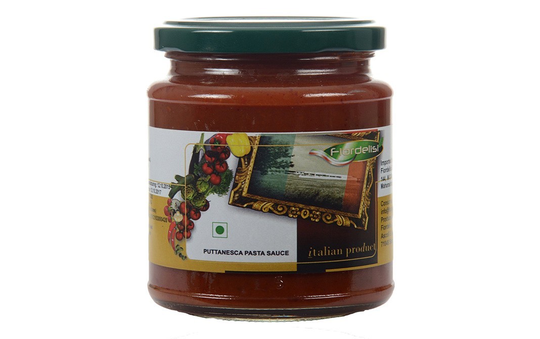 Fiordelisi Puttanesca Pasta Sauce    Plastic Jar  280 grams